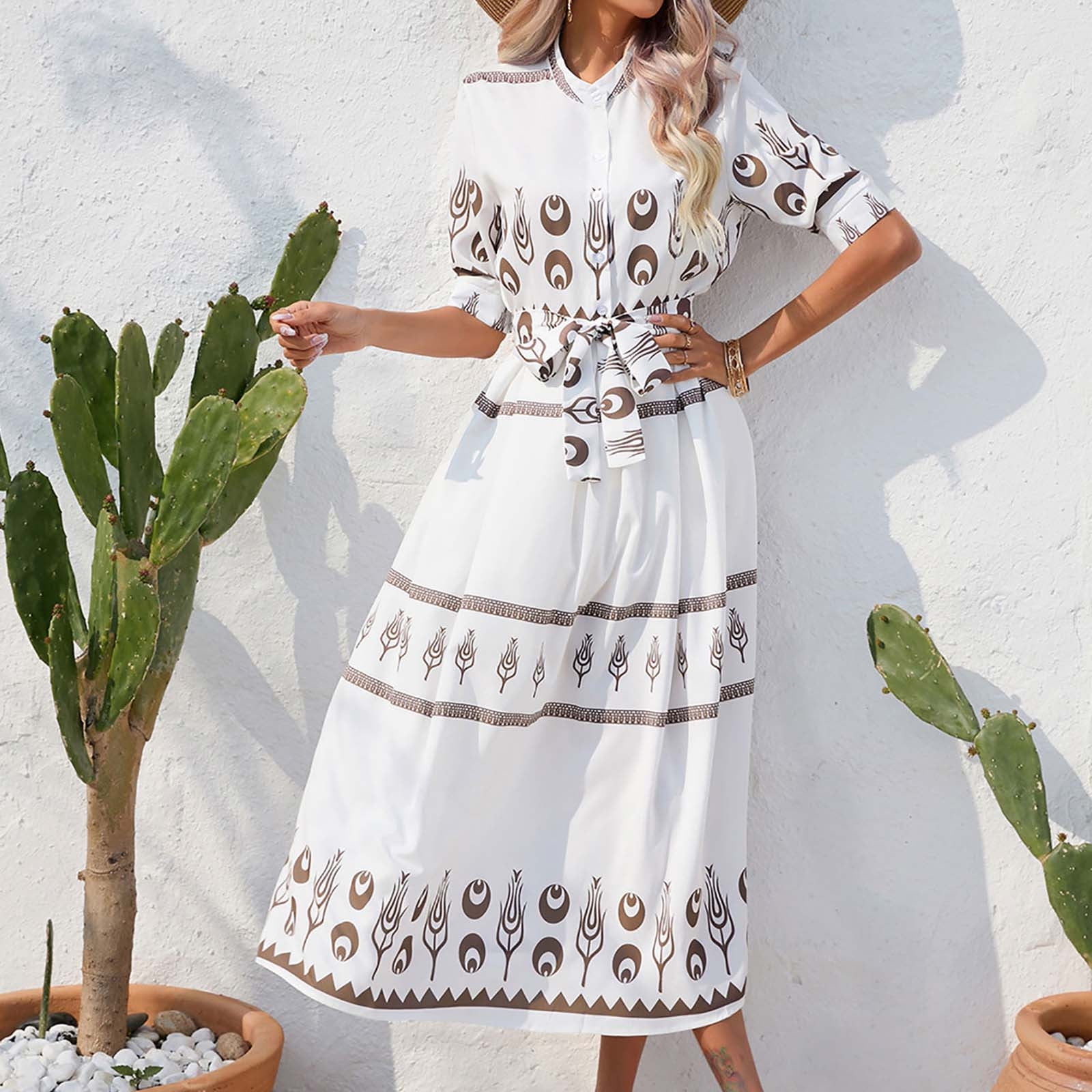 新品未使用 アメリヴィンテージ QUEUE BUTTON DRESS M Ameri（アメリ）の「QUEUE BUTTON DRESS（ワンピース）」 - WEAR