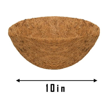 Usmixi Hanging Basket Coconuts Fiber Planter Inserts Replacement Liner for Flower Pot