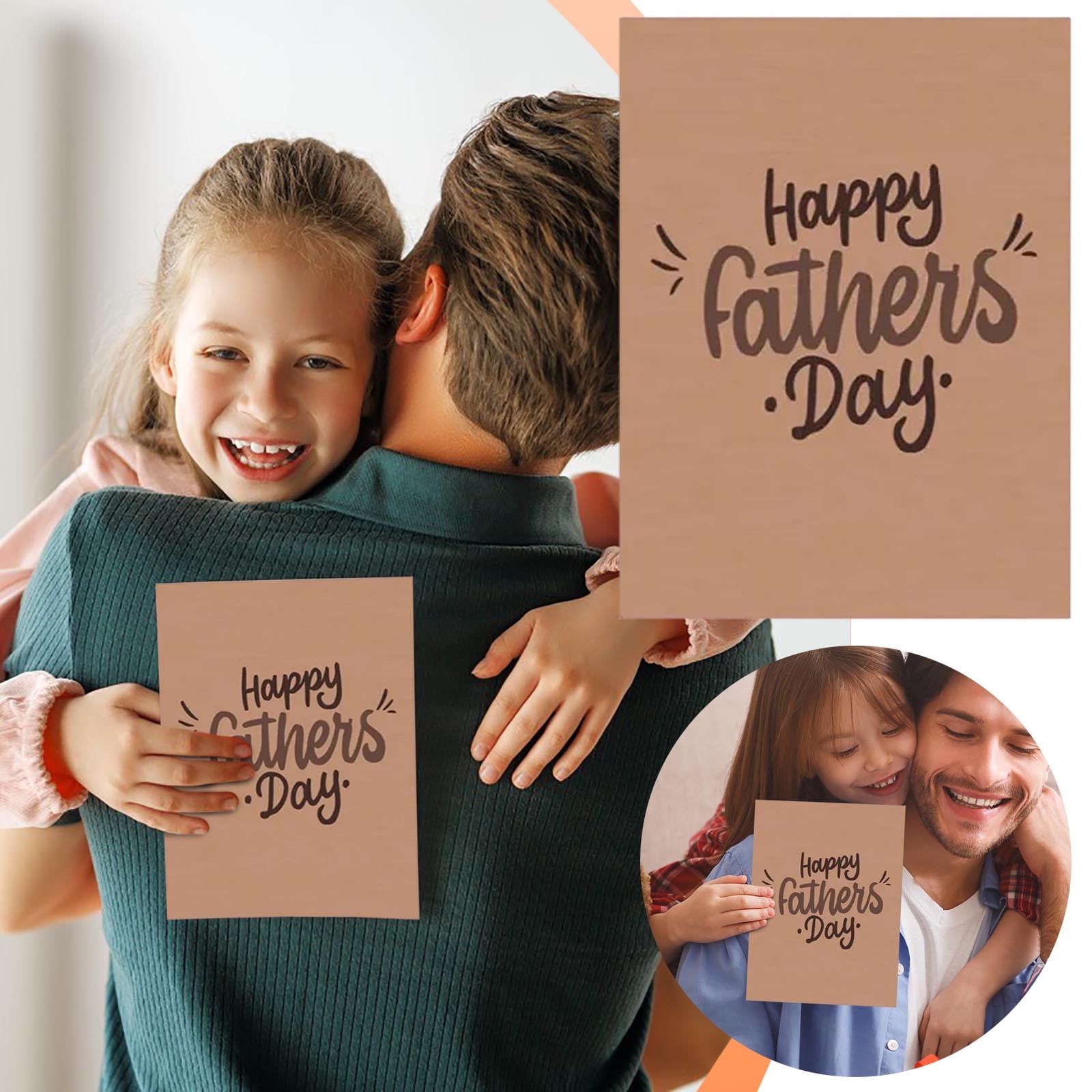 Usmixi Happy Father's Day Greeting Card for Dads Who Appreciate A Good Laugh up to 50% Off