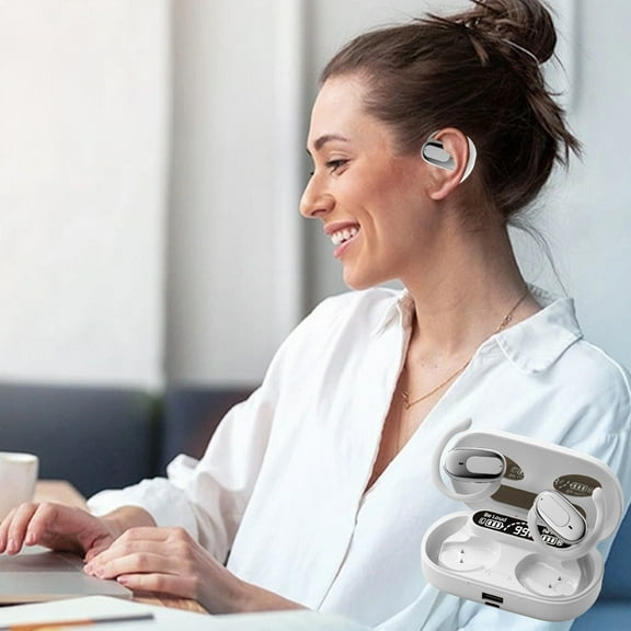 Usmixi Holiday Gift Finder Hanging Ear Type Large Capacity Built-in Battery Low Latency True Wireless Multi Model Suitable for Type-C Fast Charging Sports Openear 5.4 Bluetooth Headphones