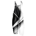 thumbnail image 1 of Usmixi Jumpsuits for Women Fashion Tie Dye Adjustable Strap Loose Wide Leg Pocket Comfy Linen Baggy Long Jumpsuits Overalls Summer Formal Ethnic Style Print Crewneck Sleeveless Maxi Rompers Black xxl, 1 of 4