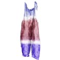 thumbnail image 1 of Usmixi Jumpsuits for Women Loose Comfort Cotton Linen Fashion Adjustable Strap Baggy Wide Leg Pocket Long Jumpsuits Overalls Summer Formal Tie-Dye Round Neck Sleeveless Maxi Rompers Purple s, 1 of 4