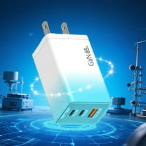 Usmixi My Order 65W Gradient Charger QC3.0 LED Multi Port Standard Fast Charging Head