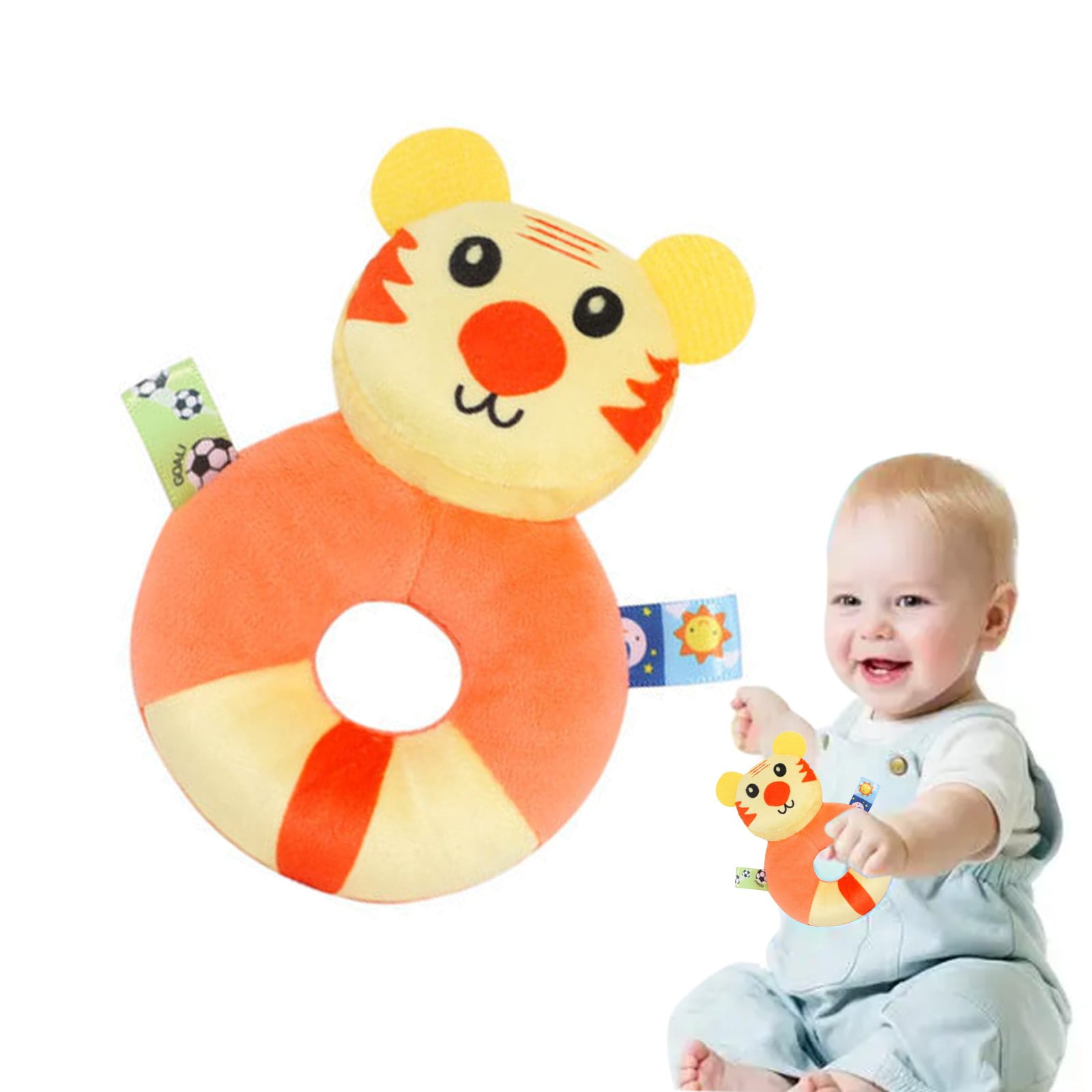 Usmixi My Order Baby Hand Shaking Circle Educational Toys Hand Rattles ...