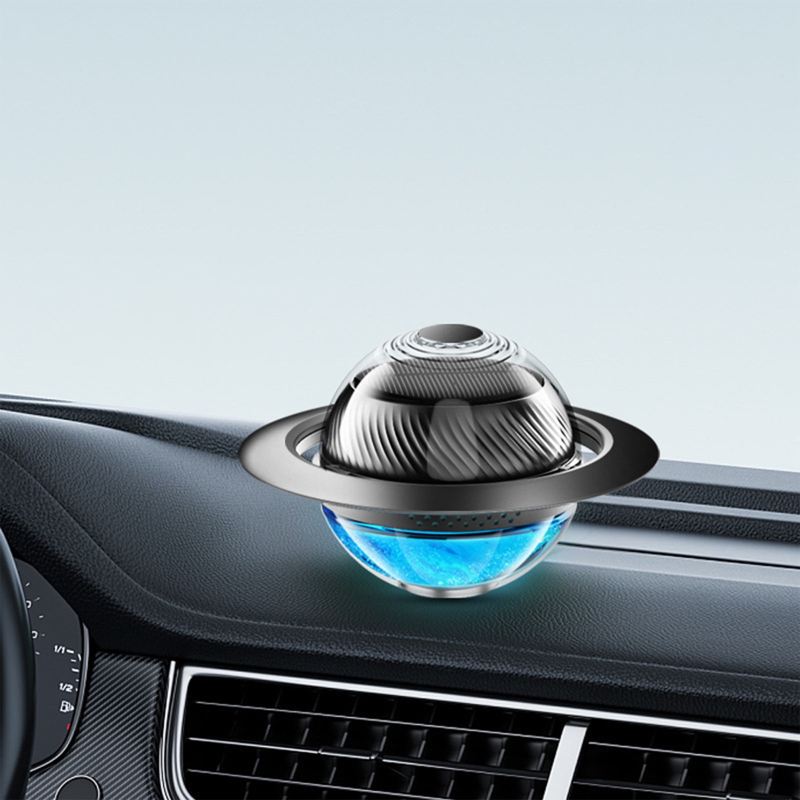 Usmixi Solar Rotating Cars Freshener, Car Decoration Car Diffuser with ...
