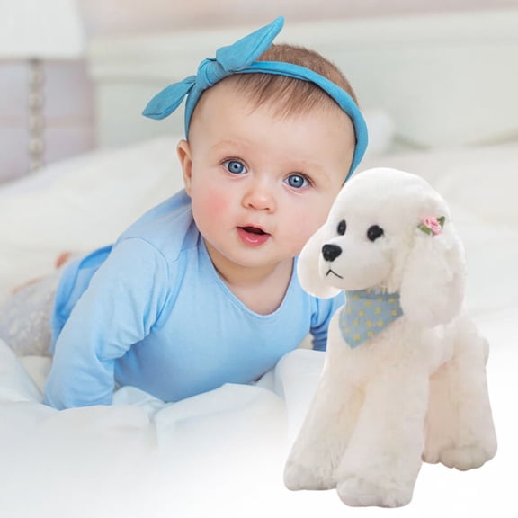 Usmixi Stocking Stuffers for Kids Realistic Dog, Realistic Figure Toy Dog Stuffed Anim Reduced Price