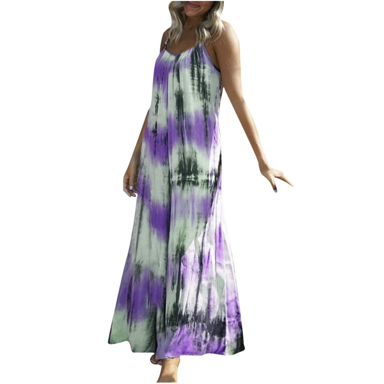 Maxi Dresses Tie Dye Clothing