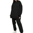 thumbnail image 1 of Usmixi Sweatsuits Set for Women Oversized Hoodies Lounge Sets for Women Casual Hooded Sweatshirt and Jogger Sweatpant Tracksuits Sets with Pocket Ladies Sports 2 Piece Outfits, 1 of 5