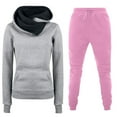 thumbnail image 1 of Usmixi Sweatsuits Set for Women Womens Two Piece Outfits Sports Hooded Sweatshirt and Drawstring Jogger Pant Lounge Sets Ladies Girls Workout Tracksuits Sets with Pocket Under $10, 1 of 3