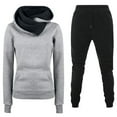 thumbnail image 1 of Usmixi Sweatsuits Set for Women Womens Two Piece Outfits Sports Hooded Sweatshirt and Drawstring Jogger Pant Lounge Sets Ladies Girls Workout Tracksuits Sets with Pocket Under $10, 1 of 3