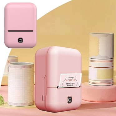 Usmixi Thermal Label Printers Wireless Bluetooth Portable Adhesive Barcode Home Inkless Printing Machine