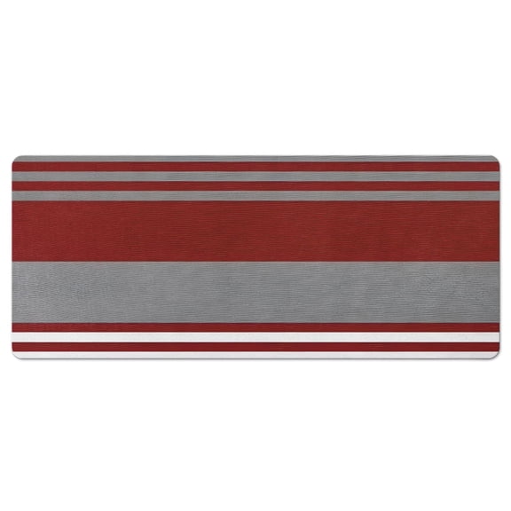 Usnfhcaw Ectangular Showe Floor Mat 20*48in Red-gray Stripe Shower Mats