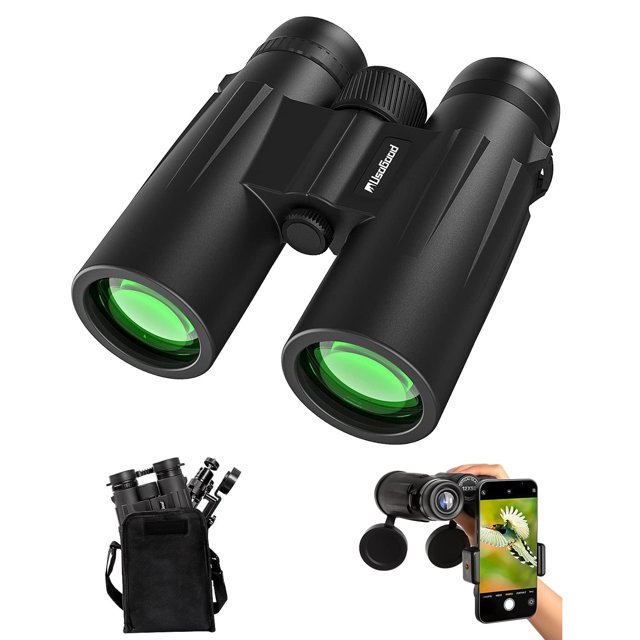 Usogood 12X50 Binoculars for Adults, Binoculars with Low Light Vision
