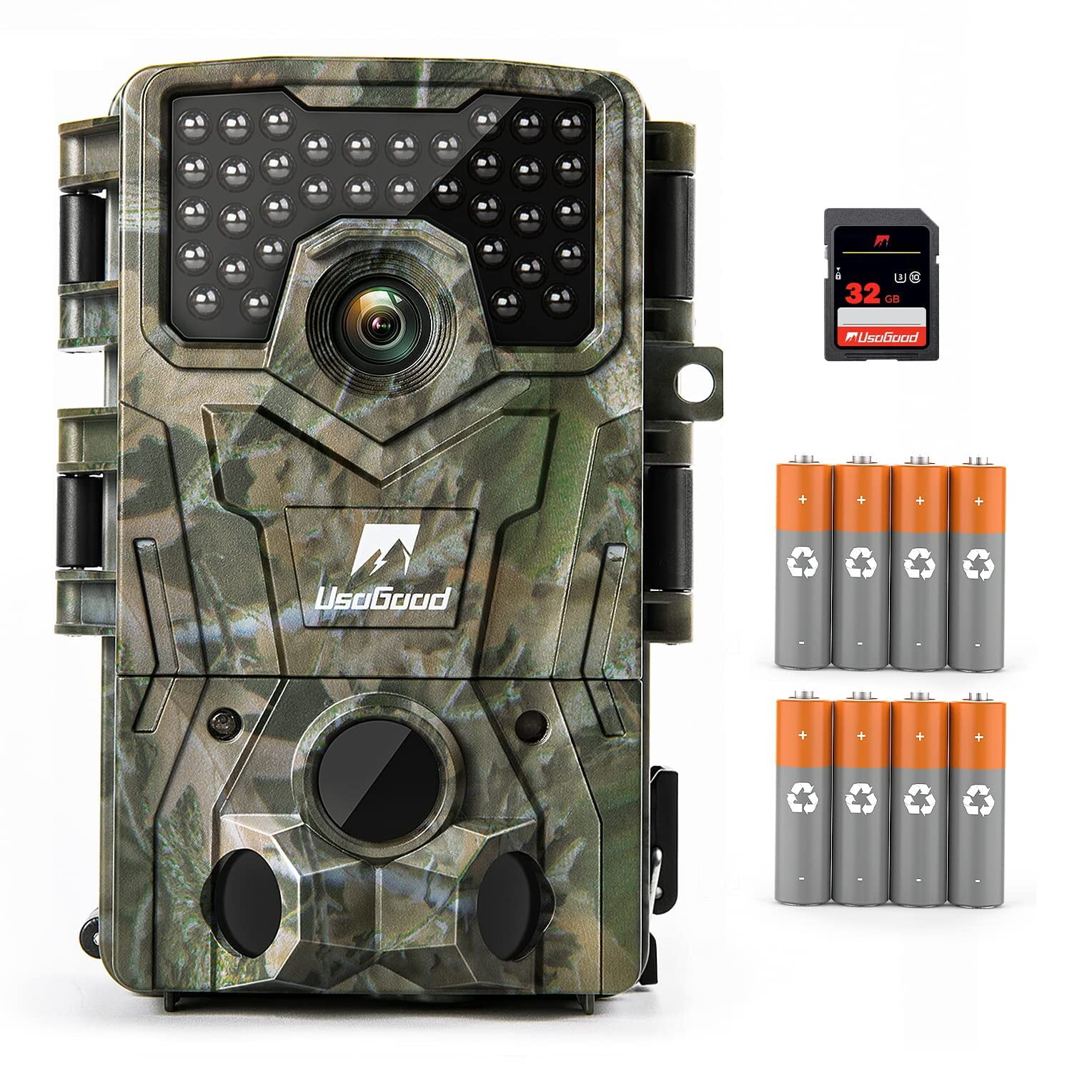 Usogood Trail Camera, 36MP 4K 30fps Hunting Camera with Night Vision