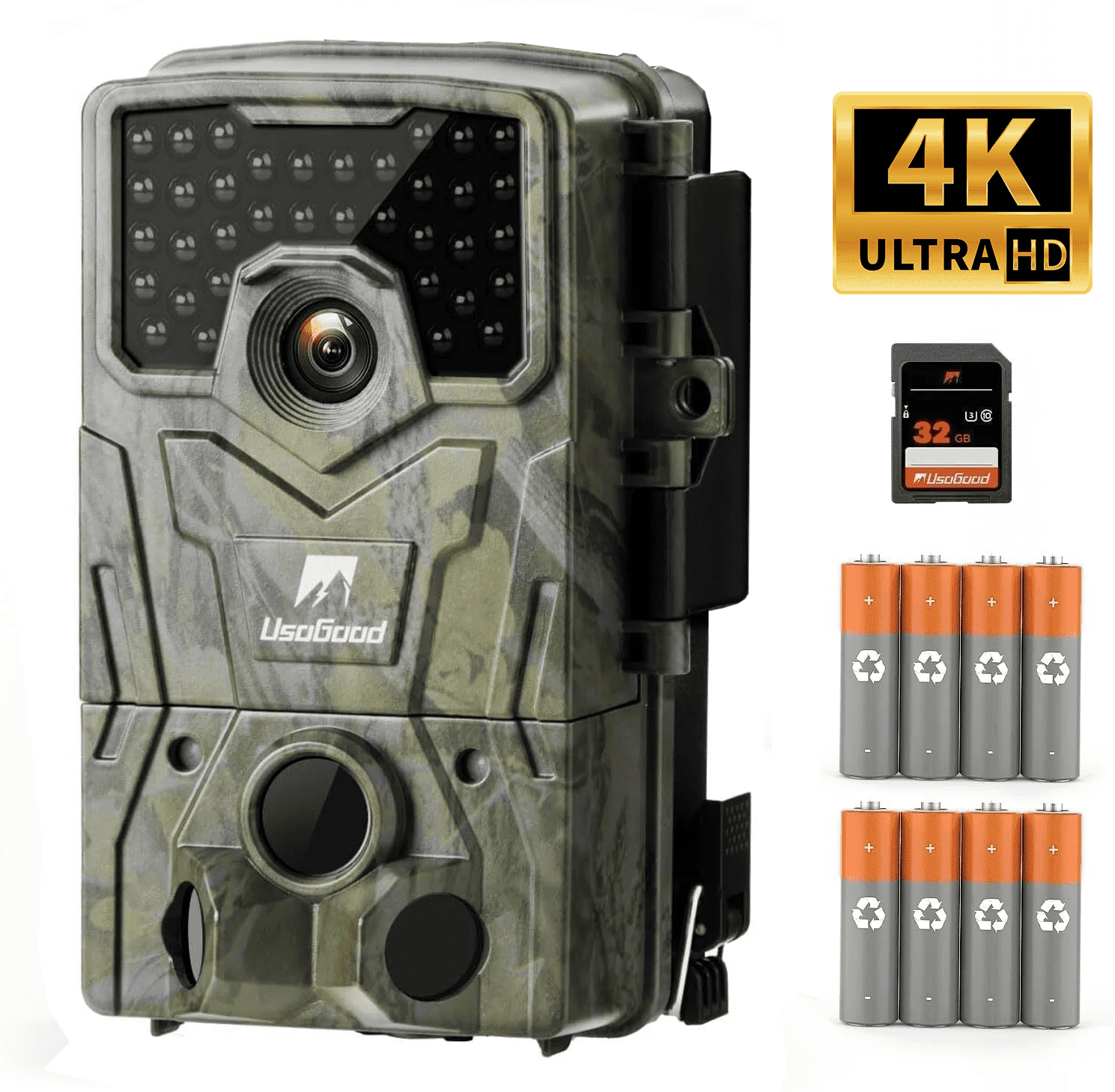 Free Shipping! Usogood Trail Camera 36MP 4K Hunting Camera with
