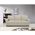 thumbnail image 1 of Uspridefurniture Corel 80.31" Flared Arm Ivory Velvet Sofa, 1 of 5