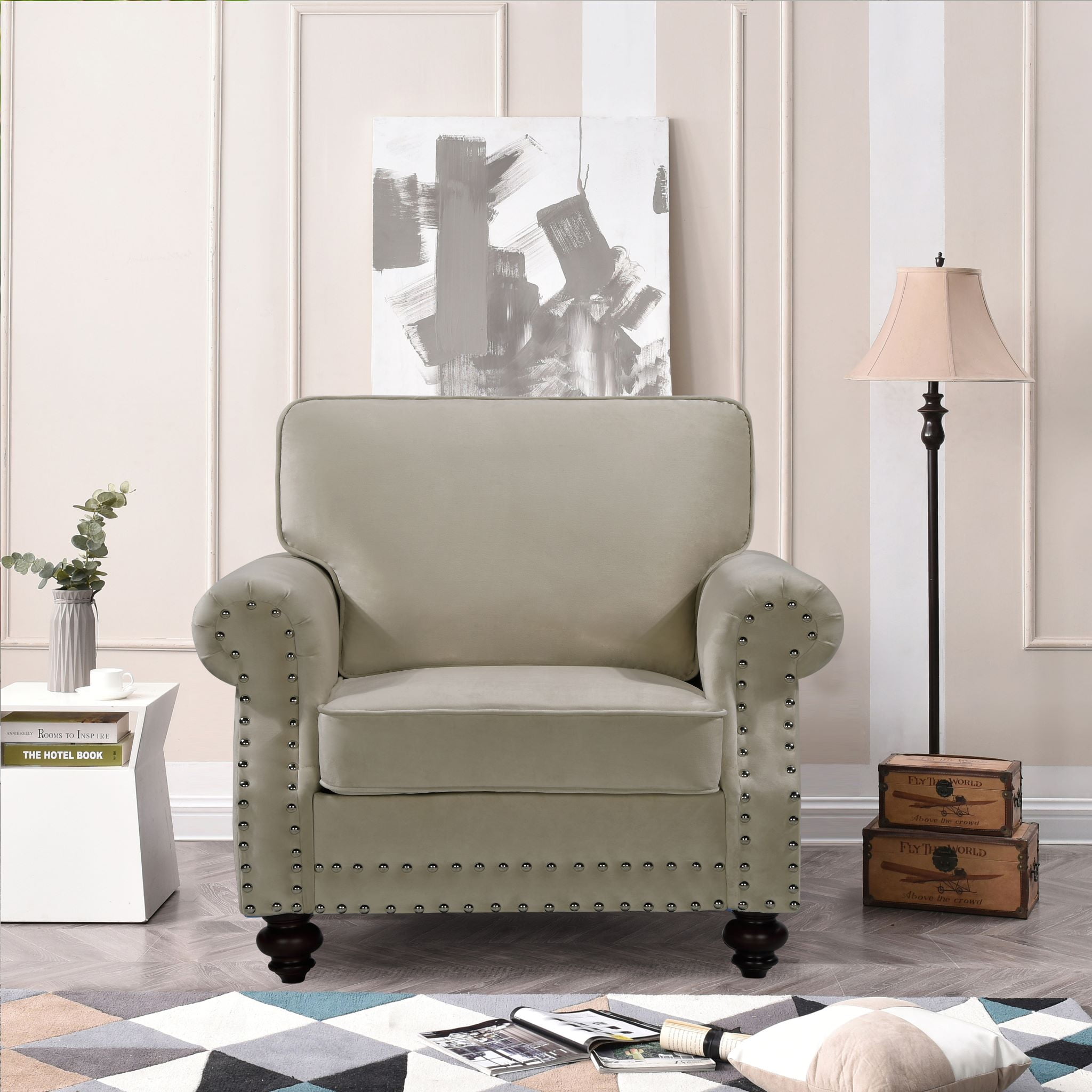 Fegley 37.79'' Wide Tufted Armchair