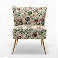 thumbnail image 1 of US Pride Furniture Friant 25"W Pink Microfiber Upholstered Slipper Chair, 1 of 5