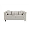 thumbnail image 1 of Uspridefurniture Hills Tufted Back Nail head 61.4'' Loveseat-Ivory, 1 of 4