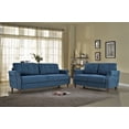 thumbnail image 1 of Uspridefurniture Matsuko 2Pcs Living Room Set, Loveseat and Sofa, Ocean Blue, 1 of 6