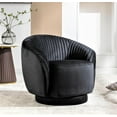 thumbnail image 1 of Uspridefurniture Modern Velvet Tufted Accent Chair, Black, 1 of 4