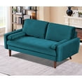 thumbnail image 1 of Uspridefurniture Monahan 58''W Velvet Tufted Loveseat, Greenish Blue, 1 of 5