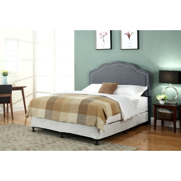 Uspridefurniture Panorama Upholstered Panel Linen Headboard, Suitable for full or queen size beds