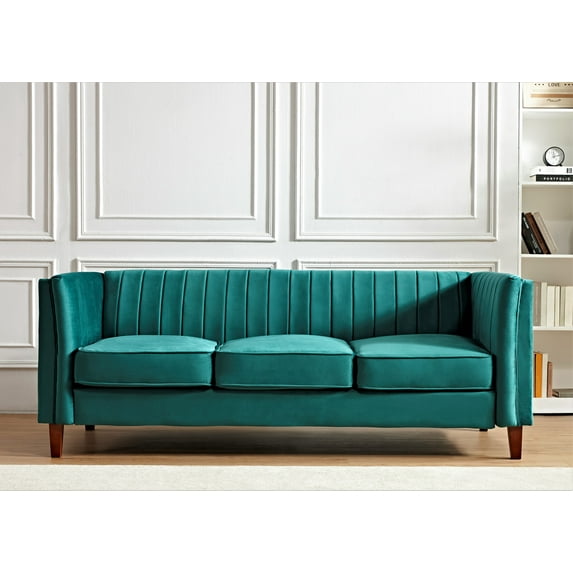 Plainfield Line Tufted Square Design Sofa