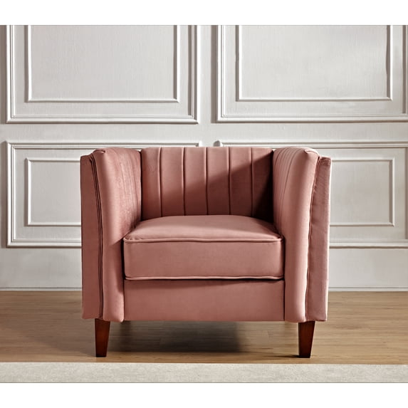 Plainfield Line Tufted Square Design Chair