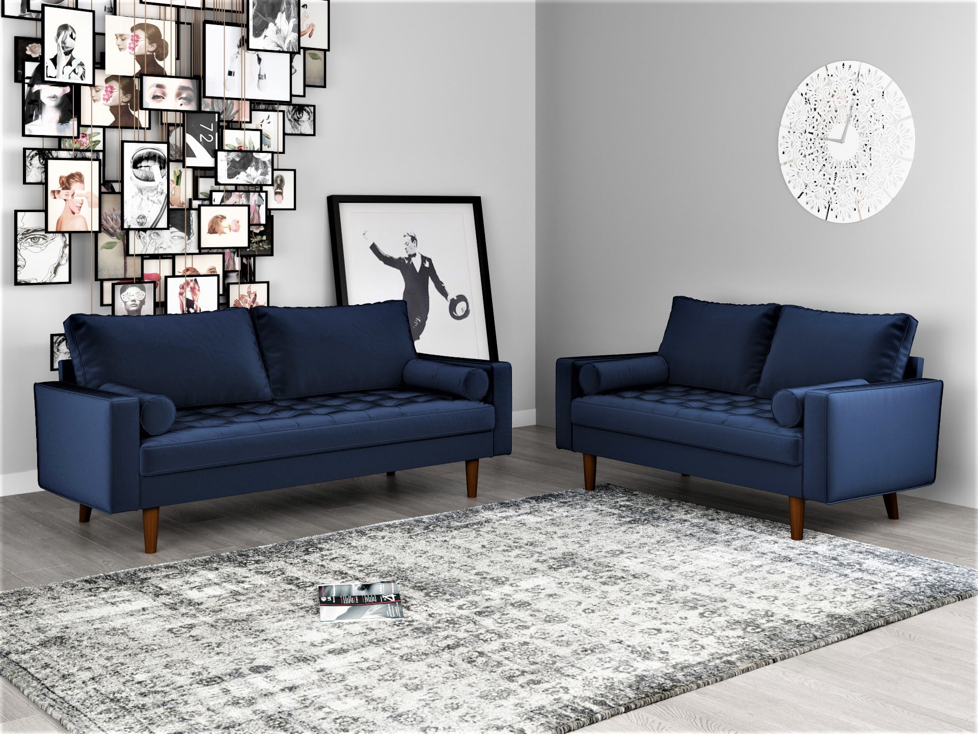Womble 2 piece living room set deals
