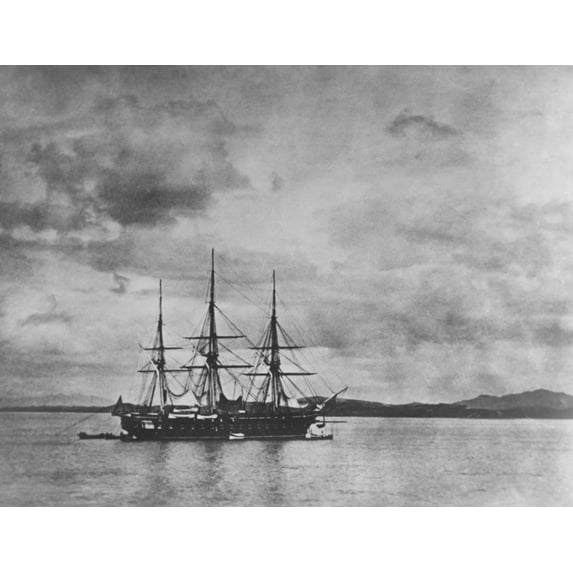 Uss Frigate Colorado In The Han River History (24 x 18)