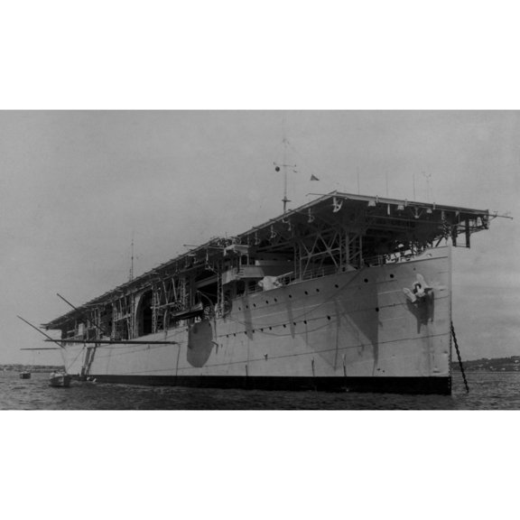 Uss Langley History (24 x 18)