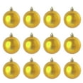 thumbnail image 1 of Ussitnio Christmas Balls, 12pcs Dark Velvet Flocking Hanging Ball Ornament Tree Decoration 2.36in, 1 of 5