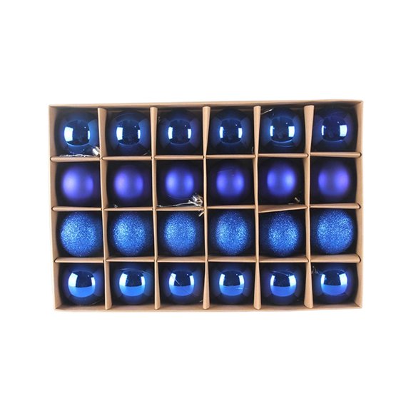 Ussitnio Christmas Balls, 9pcs Sequins Lace Hanging Ball Ornament Gift Set Tree Decor 3.15in