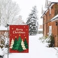 thumbnail image 1 of Ussitnio Christmas Garden Flag, Winter Christmas Garden Flag 12x18 Inches Double Sided Winter Yard Flag Holiday Outdoor Decoration, 1 of 7