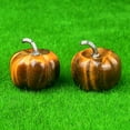 thumbnail image 1 of Ussitnio Pumpkin Decor Handmade Crystal Stone Miniature Pumpkin Halloween Thanksgiving Tabletop Ornament, 1 of 1