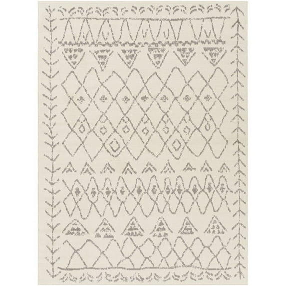 Ustad UST-2318 7'10" x 10'2" Rug in Cream/Taupe