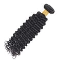 thumbnail image 1 of Ustar Affordable 100% Remy Hair Bundles 1B off Black Deep Wave 8 inch to 26 inch, 1 of 4