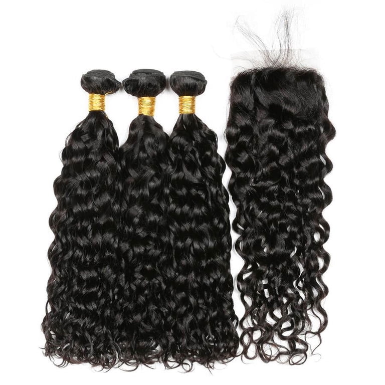 Ustar Brazilian Virgin Human Hair Water Wave 3 Bundles with  display picture 1