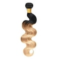 thumbnail image 1 of Ustar Brazilian Virgin Ombre Body Wave Human Hair One Bundle 1B/27 100% Unprocessed Human Hair Weave Bundle 24", 1 of 5