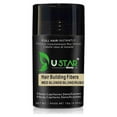 thumbnail image 1 of Ustar Hair Building Fiber Medium Blonde 0.42 oz/12 g, 1 of 8