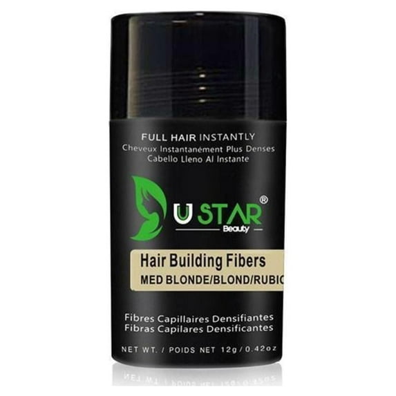 Ustar Hair Building Fiber Medium Blonde 0.42 oz/12 g