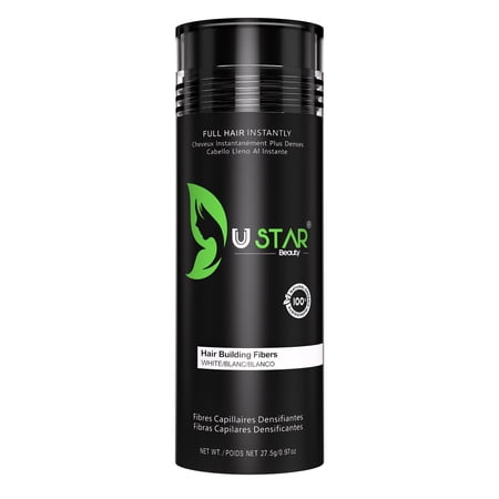Ustar Hair Building Fiber White 0.97 oz/27.5 g