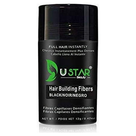 Ustar Hair Building Fibers Black .42oz