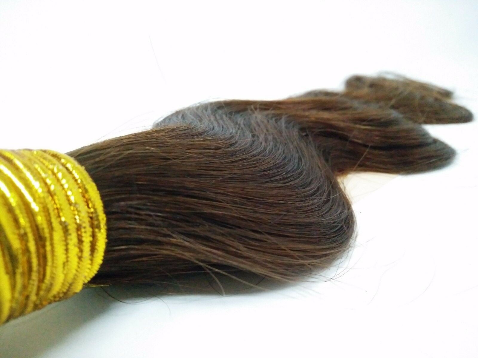 Ustar Hair Medium Brown Bundles Human Hair Brazilian Bundles Body Wave Medium Brown Color #4 Unprocessed Virgin Brown Human Hair Weave Bundles Extensions 14"