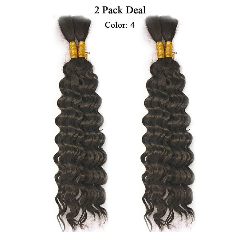 Ustar Hot Selling 18 Deep Weave Bulk Braiding Hair, Human Hair