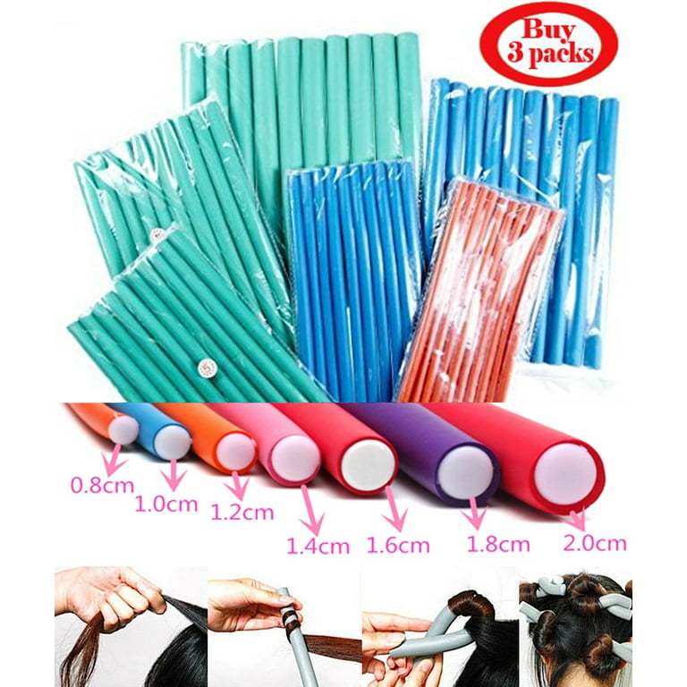 Ustar Professional Flexi Rods for Hair Hair Roller Curler Set 9