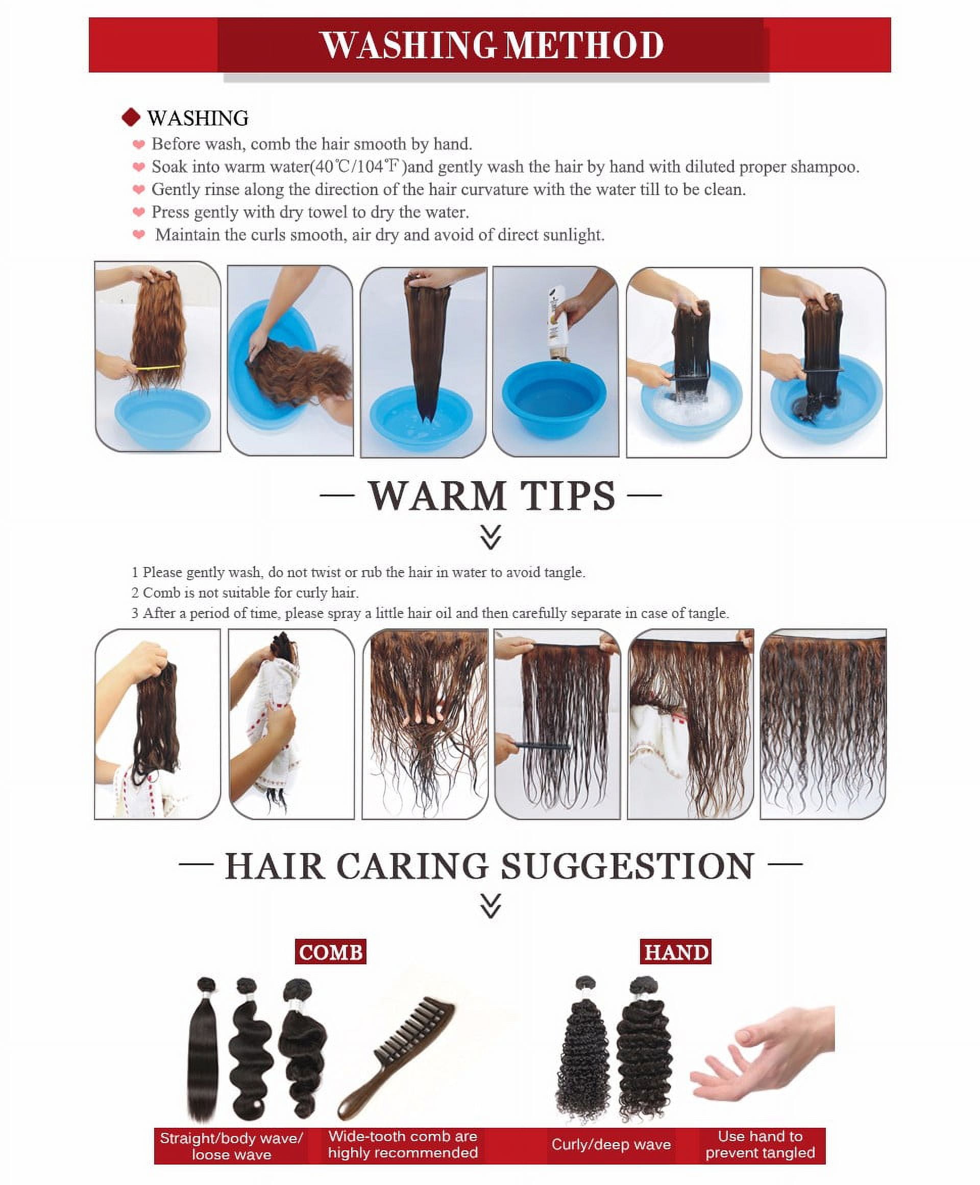 Ustar Unique Bargains Brazilian 3 Bundles Loose Wave 100% Human Hair 26"28"30"