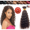 thumbnail image 1 of Ustar Wet N Wavy Bulk Virgin Remy Hair Synthetic Fibers for Box Braiding Crochet Braids Length 18 inch ( #33), 1 of 6