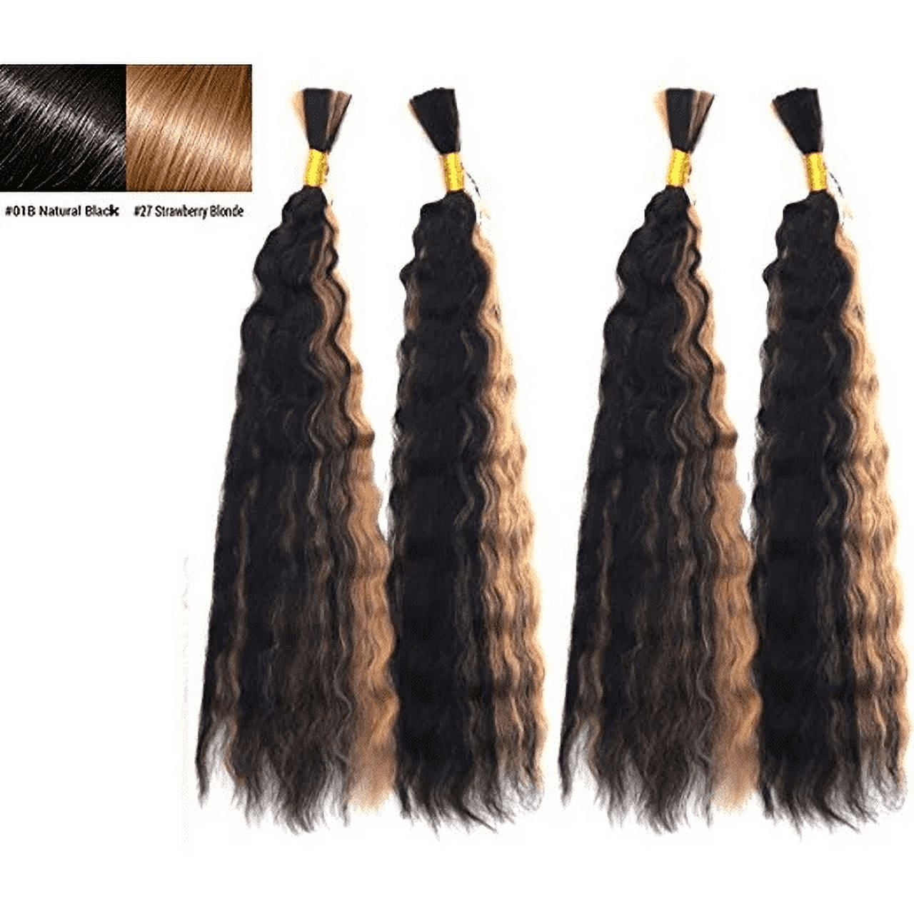 Wet N Wavy Bulk Virgin Remy Hair Synthetic Fibers for Box Braiding